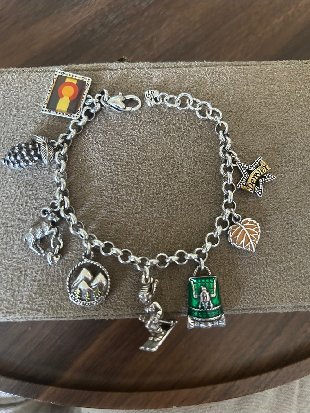 Brighton State Charm Bracelet